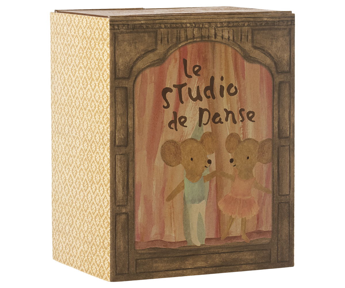 Ballettmäuse im Tanzstudio, Kleine Schwester und kleiner Bruder.