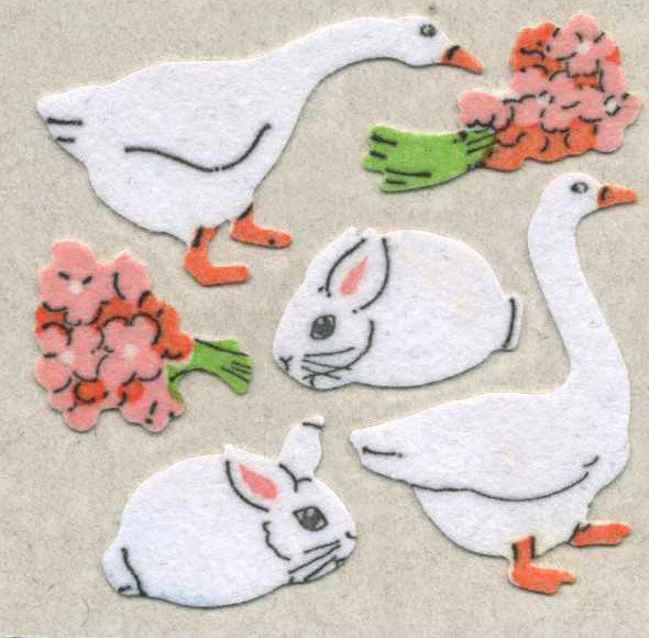 Stickermagic, Furrie Stickers, Geese & Bunnies
