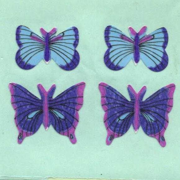 Stickermagic, Paper Stickers -Blue Butterflies