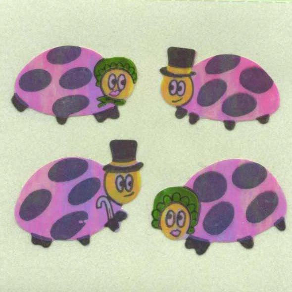 Stickermagic, Pearlie Stickers - Ladybirds