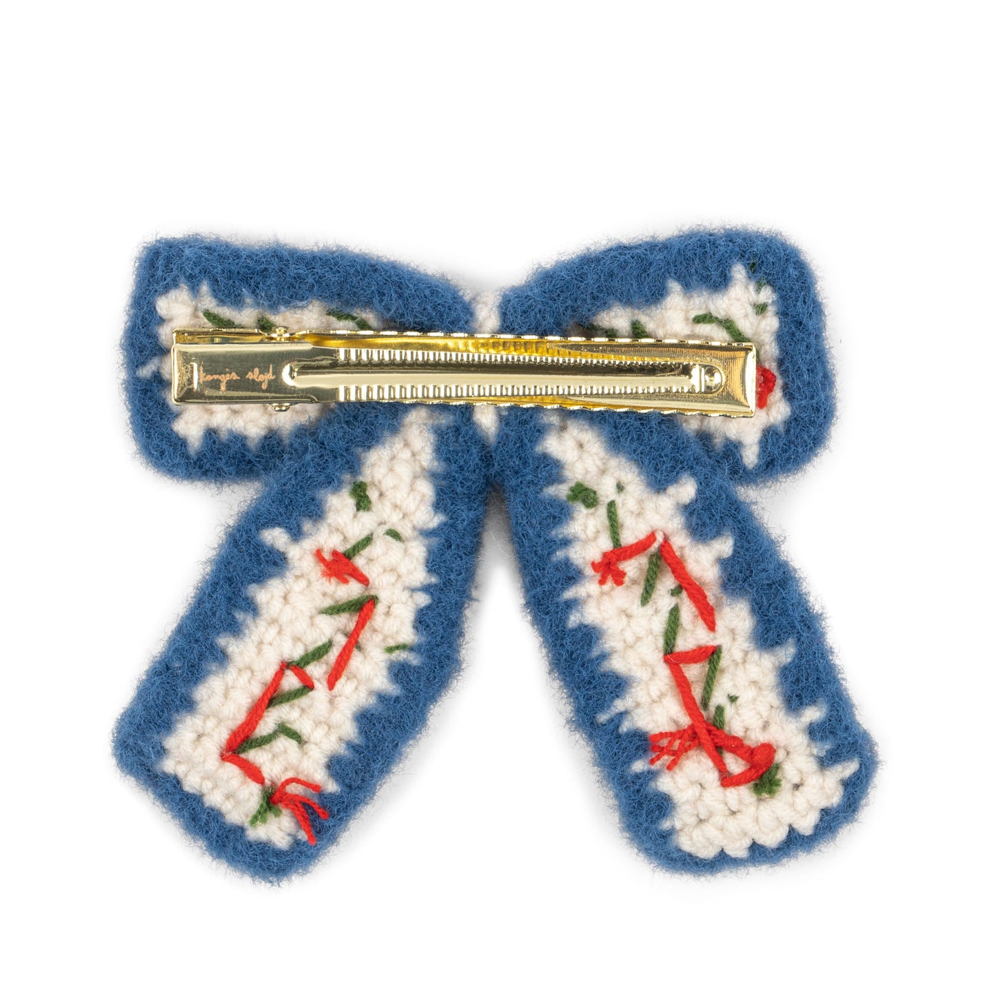 Konges Sløjd, Cherry Crochet Bow Clip Haarschmuck - Cherry