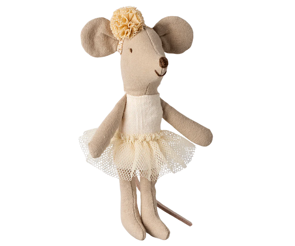 Ballerina-Maus, Kleine Schwester - Cremefarben - Maileg