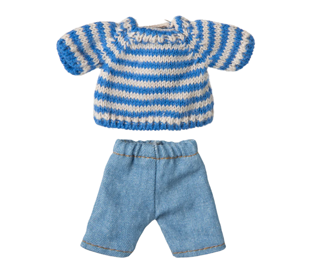 Strickpullover und Hose, Großer Bruder Maus, Maileg