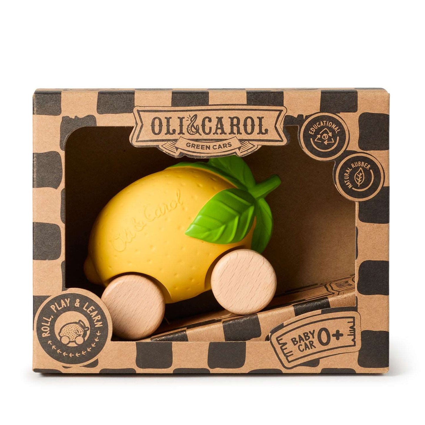 Oli & Carol,  Beißspielzeug, Lou The Lemon Baby Car Toy