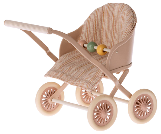 Maileg, Kinderwagen, Baby - Rose