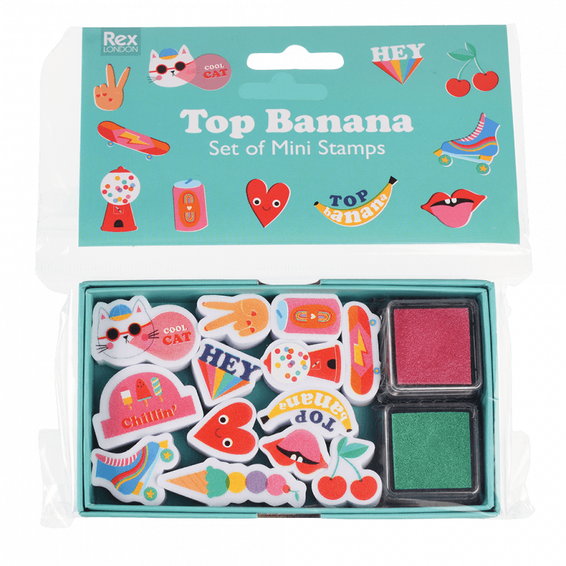 Rex London, Mini-Set mit Stempeln Top Banana