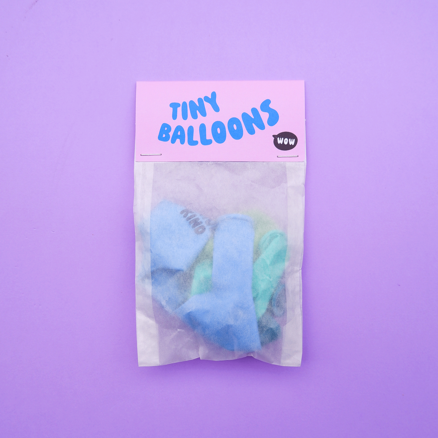 Tinyday, Schulkind Luftballon 6er Set, blau-Mix