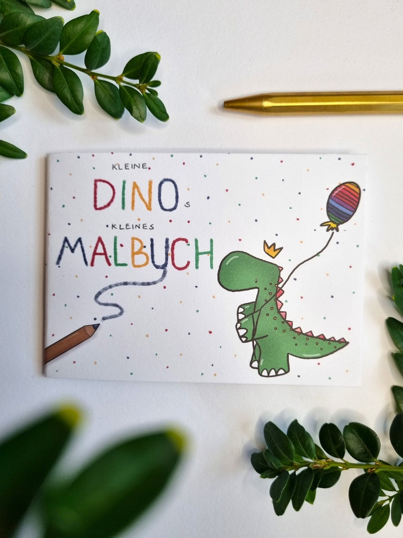 Mini Malbuch, Dinos, Stachelschwein