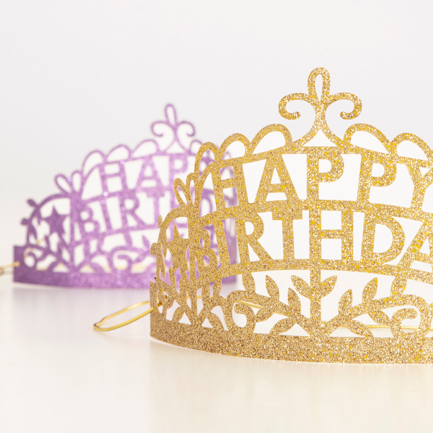 Happy Birthday Party Tiara, 8 Pack - Meri Meri