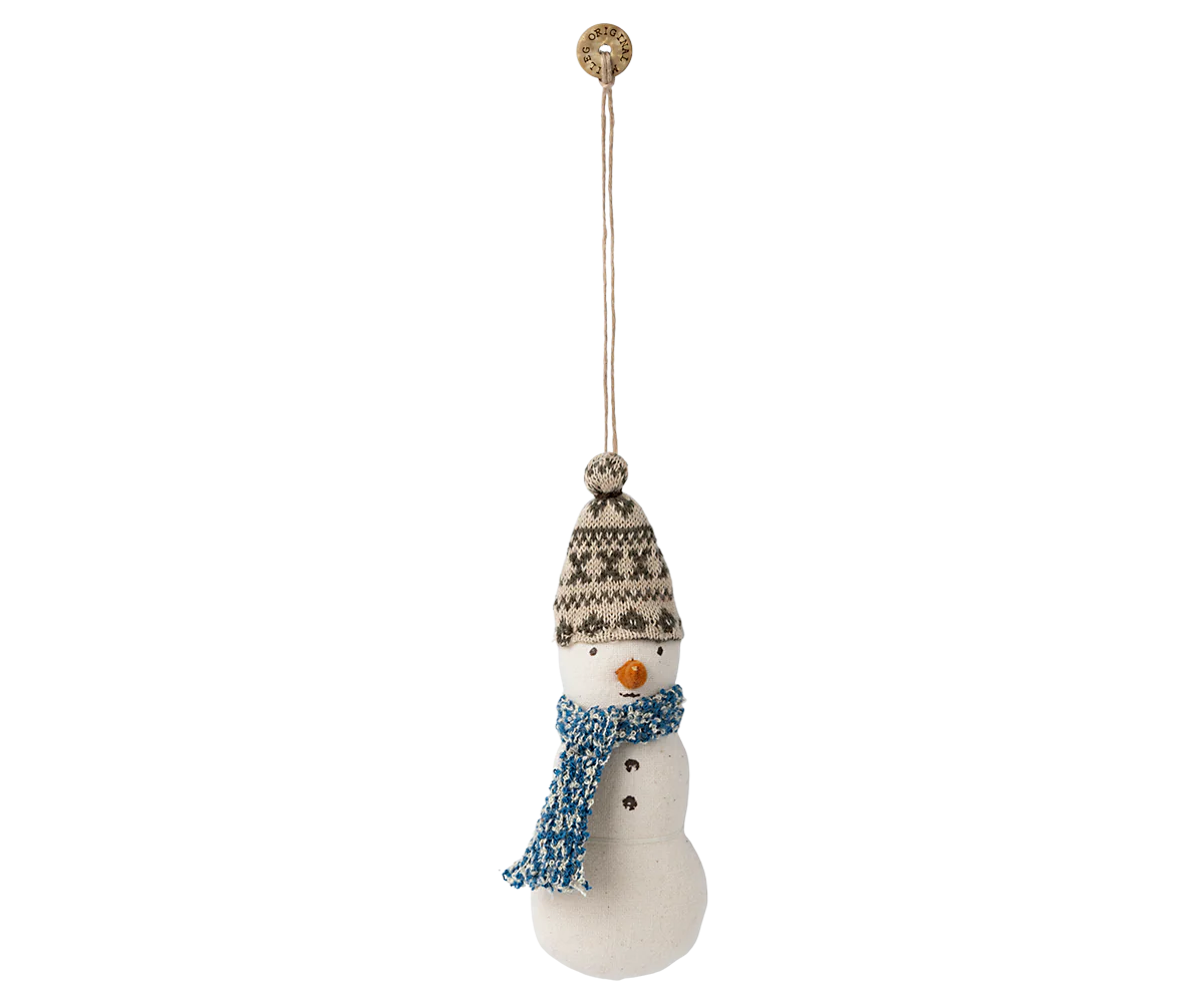 Maileg, Schneemannornament - Blau