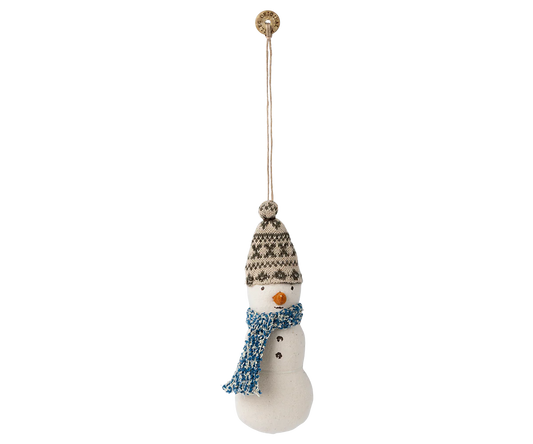 Maileg, Schneemannornament - Blau