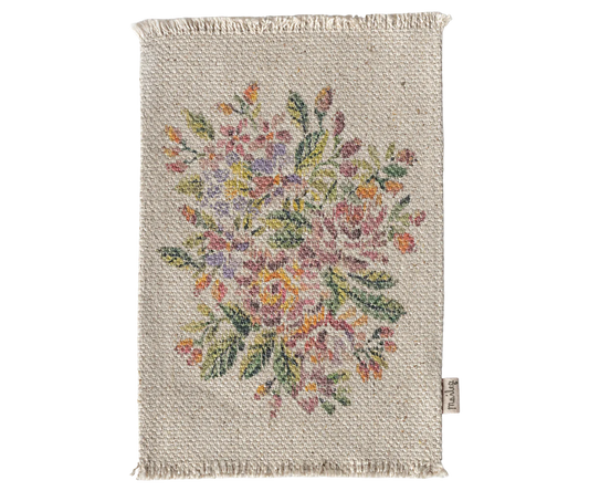 Maileg, Teppich, Blumen - Medium