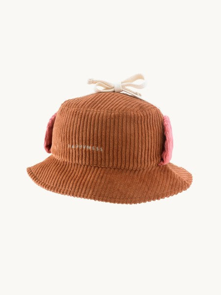 Corduroy Bucket Hat, Happymess