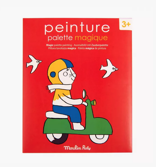 Moulin Roty, Peinture Palette Magique - Les Transports