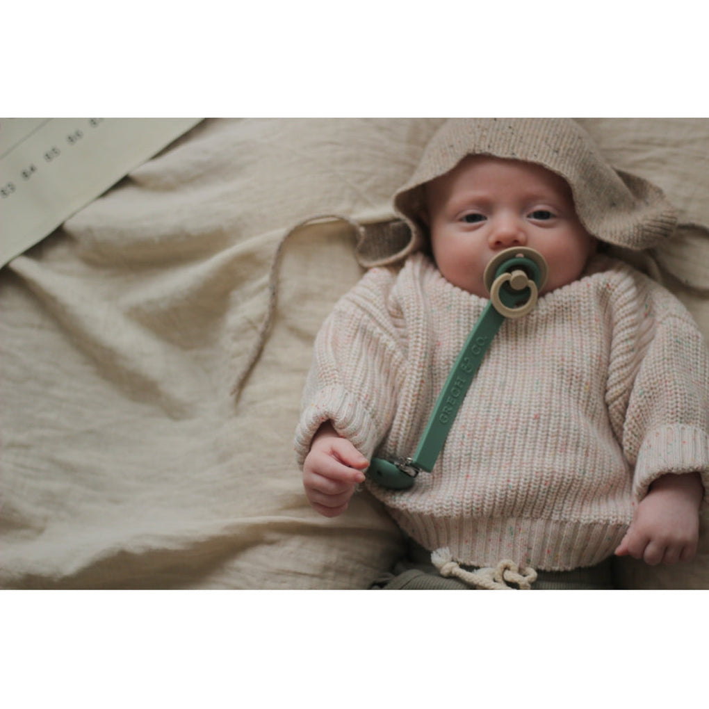 Grech & Co,  PACIFIER-KLEMME - PLAIN