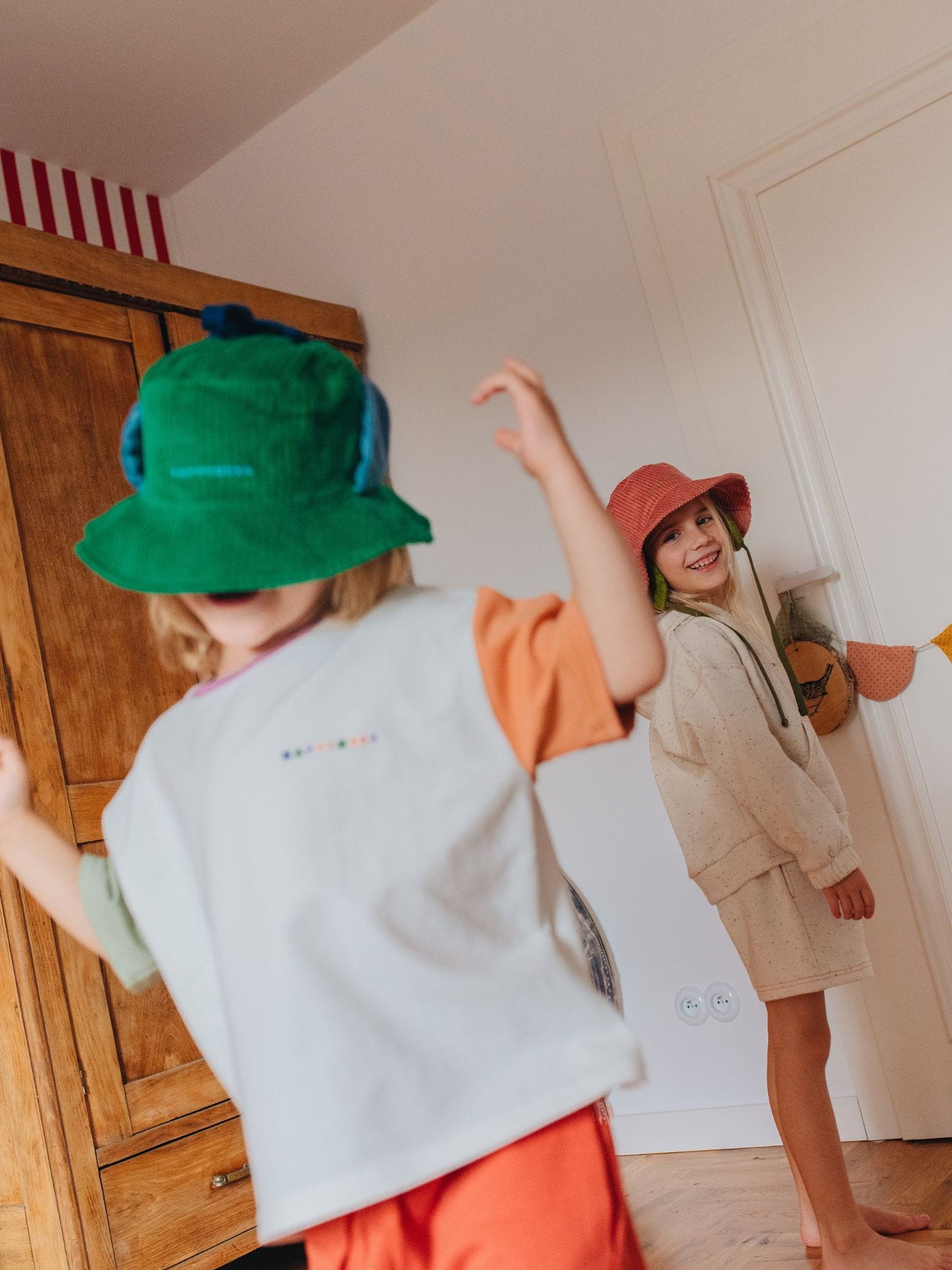 Corduroy Bucket Hat, Happymess