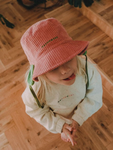 Corduroy Bucket Hat, Happymess