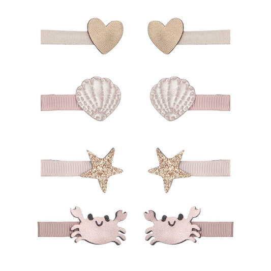 Mimi & Lula, 8 Mini Haarspangen Clips, Cecil Crab