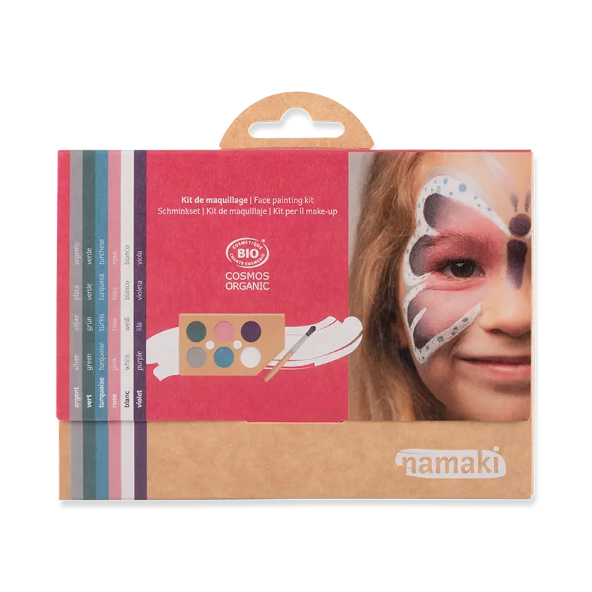 Namaki, Schminkpalette für Kinder 6 Farben, Verzauberte Welten