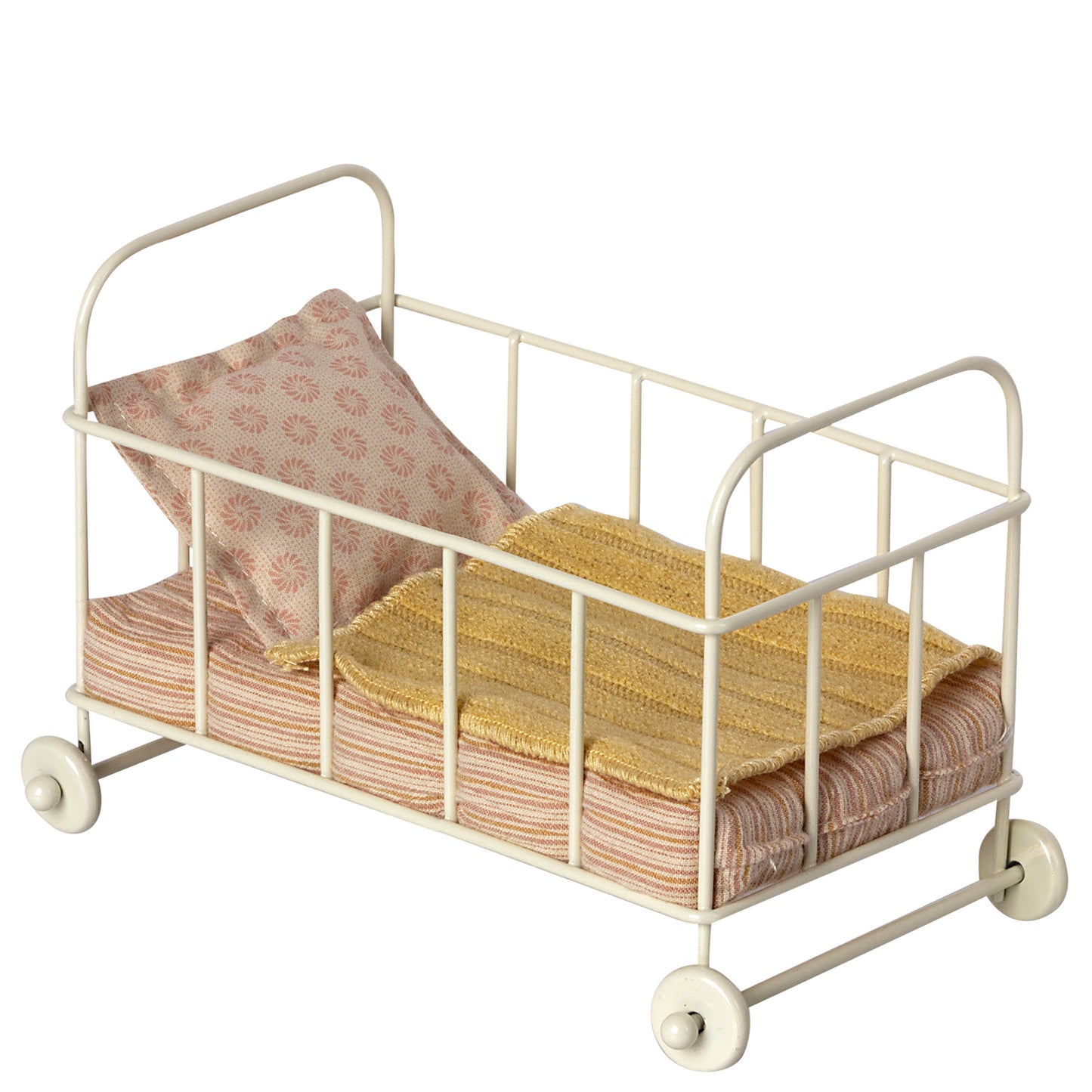 Hasen-Babybett rose, Maileg