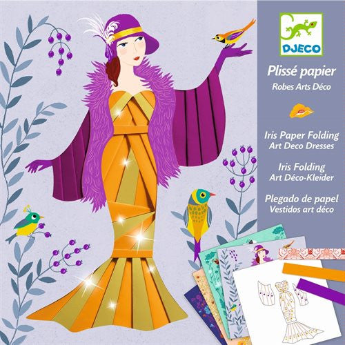 Djeco, Papierkunst ART DECO DRESSES, 7+