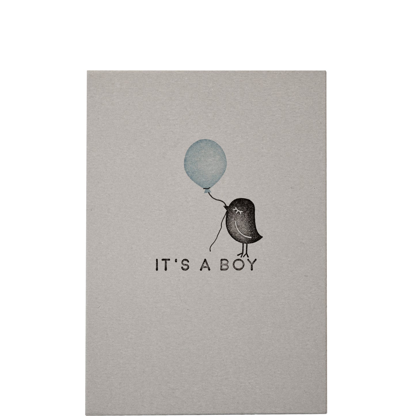 Text-Stempel IT'S A BOY, Perlenfischer